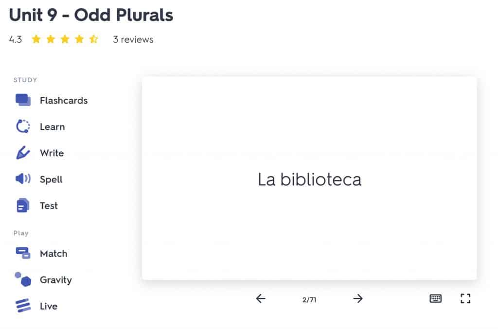 Quizlet Screenshot